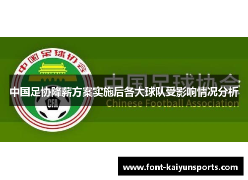 中国足协降薪方案实施后各大球队受影响情况分析