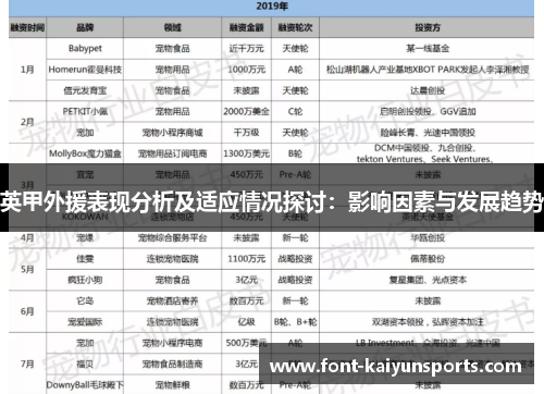 英甲外援表现分析及适应情况探讨：影响因素与发展趋势